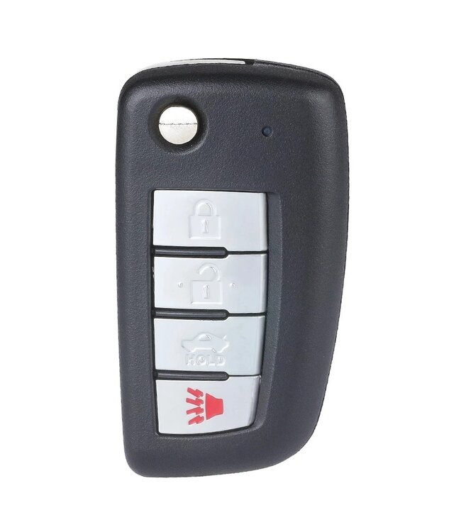 XEOD Autosleutelbehuizing - sleutelbehuizing auto - sleutel - Autosleutel / Geschikt voor: Nissan 4 knops