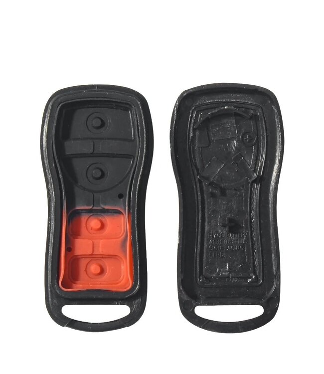 XEOD Autosleutelbehuizing - sleutelbehuizing auto - sleutel - Autosleutel / Geschikt voor: Nissan 3 knops