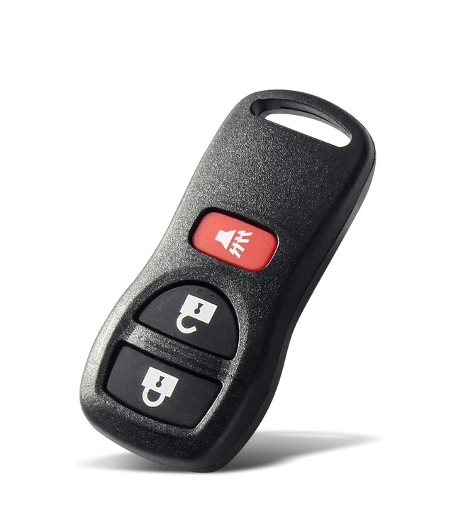 XEOD Autosleutelbehuizing - sleutelbehuizing auto - sleutel - Autosleutel / Geschikt voor: Nissan 3 knops