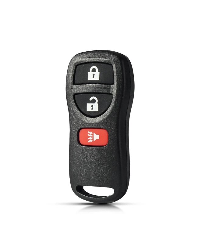 XEOD Autosleutelbehuizing - sleutelbehuizing auto - sleutel - Autosleutel / Geschikt voor: Nissan 3 knops