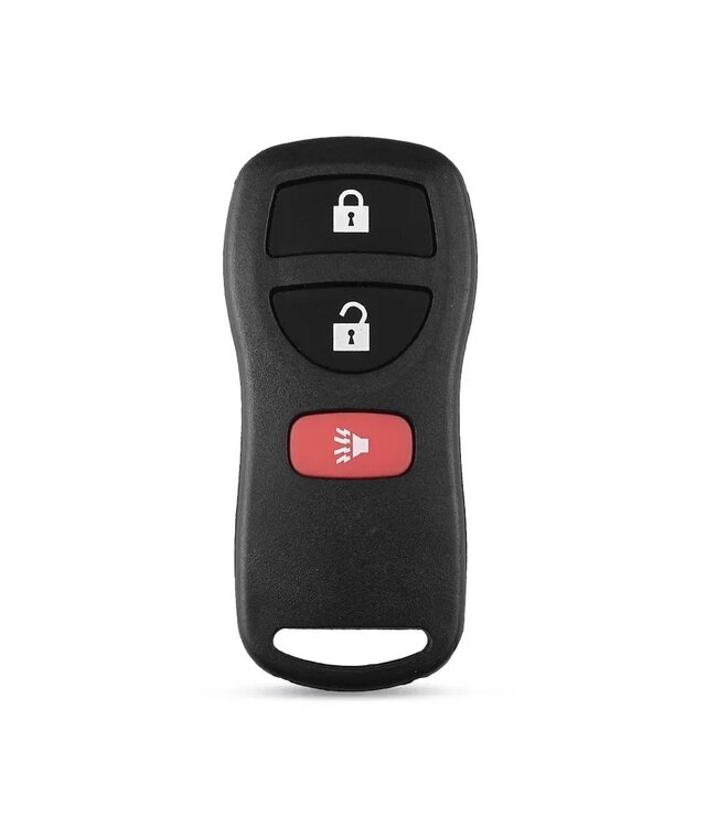 XEOD Autosleutelbehuizing - sleutelbehuizing auto - sleutel - Autosleutel / Geschikt voor: Nissan 3 knops