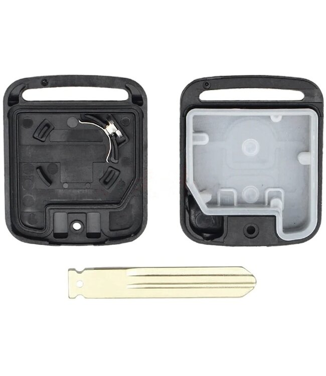 XEOD Autosleutelbehuizing - sleutelbehuizing auto - sleutel - Autosleutel / Geschikt voor: Nissan 3knops