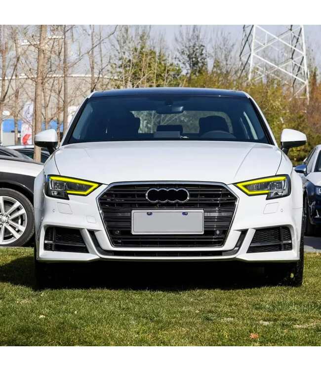 XEOD Gele LED DRL modules geschikt voor Audi A3 - Voor Xenon koplampen - 4 stuks - Complete set