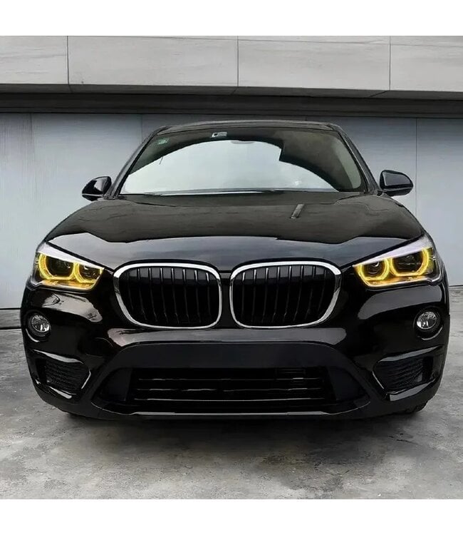 XEOD CSL LED DRL angel eyes modules Geel geschikt voor BMW X1 F48 - F49 - Met Xenon koplampen - 4 stuks - Complete set