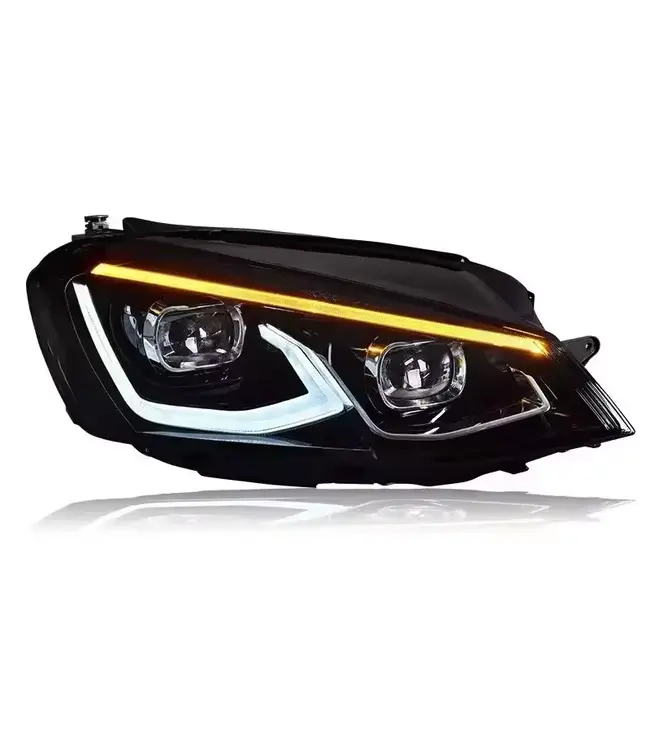 Full LED koplampen geschikt voor Golf 7 - Golf 8 style | Dynamisch & Plug & Play