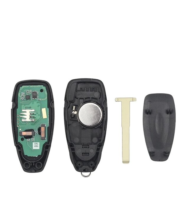 XEOD 3 knops sleutel keyless - Complete sleutel - Met electronica - Geschikt voor Ford - ID49 - 1 stuks
