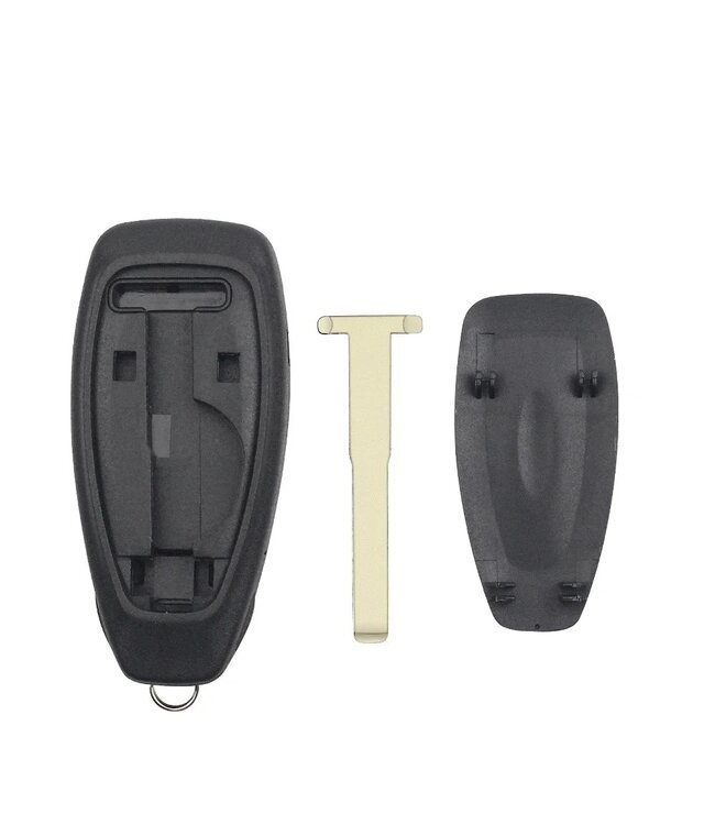 XEOD 3 knops sleutel keyless - Complete sleutel - Met electronica - Geschikt voor Ford - ID49 - 1 stuks