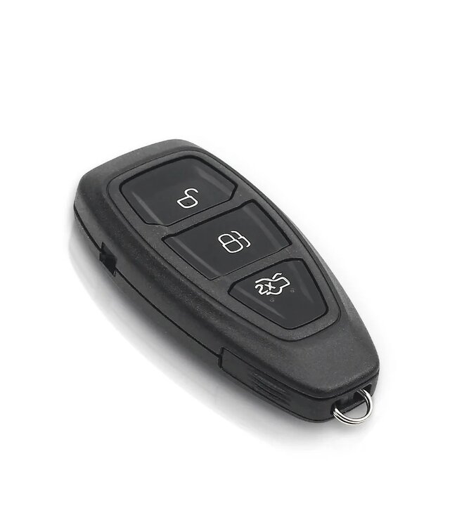 XEOD 3 knops sleutel keyless - Complete sleutel - Met electronica - Geschikt voor Ford - ID49 - 1 stuks