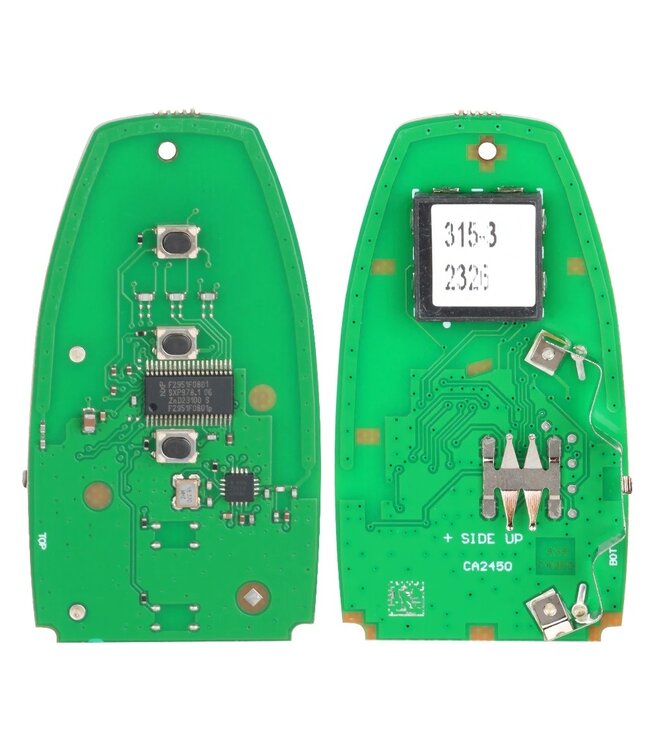 XEOD 2 knops sleutel keyless - Complete sleutel - Met electronica - Geschikt voor Ford Ecosport - ID49 - 1 stuks