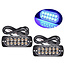XEOD LED flitsers blauw 2 stuks