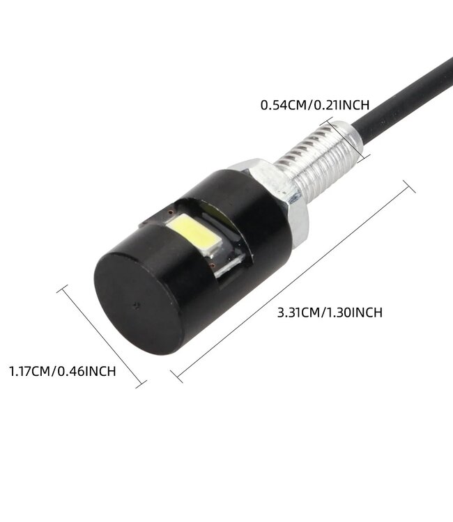 XEOD Motor kenteken verlichting  - LED - 2 stuks 12V