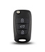 XEOD Klapsleutel geschikt voor Hyundai Ix20 95430-1K000