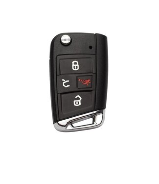 XEOD Sleutelbehuizing Geschikt voor Volkswagen Golf - 4 knops
