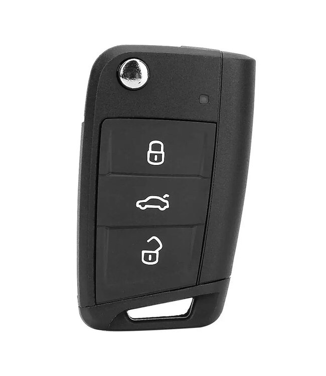 XEOD Autosleutelbehuizing - sleutelbehuizing auto - sleutel - Autosleutel / Geschikt voor Volkswagen - Skoda - Seat
