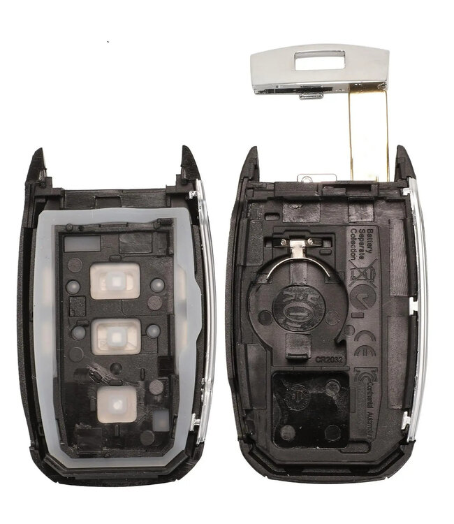 XEOD Autosleutelbehuizing - sleutelbehuizing auto - sleutel - Autosleutel / Geschikt voor Kia 3 knops