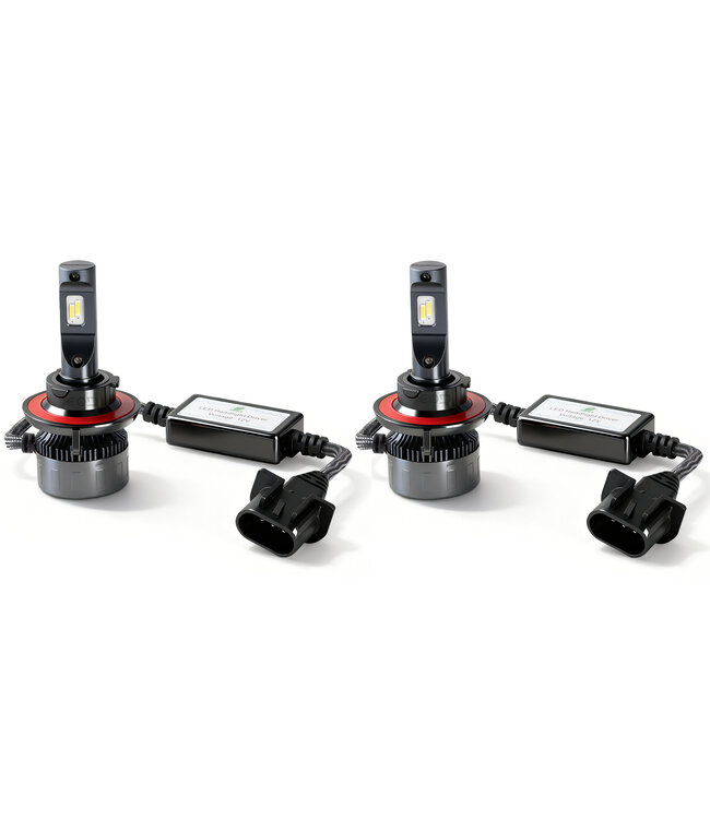 XEOD H13 Hyper Line LED lampen – Auto Verlichting Lamp - Canbus - Extreem Fel! – Dimlicht en Grootlicht - 2 stuks – 12V