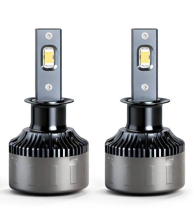 XEOD H3 Hyper Line LED lampen – Auto Verlichting Lamp - Canbus - Extreem Fel! – Dimlicht en Grootlicht - 2 stuks – 12V