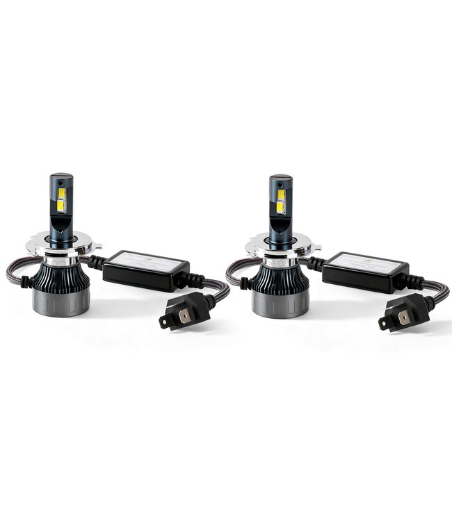 XEOD H4 Hyper Line LED lampen – Auto Verlichting Lamp - Canbus - Extreem Fel! – Dimlicht en Grootlicht - 2 stuks – 12V