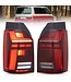 XEOD LED Achterlichten geschikt voor Transporter T6 & T6.1 Cherry Rood