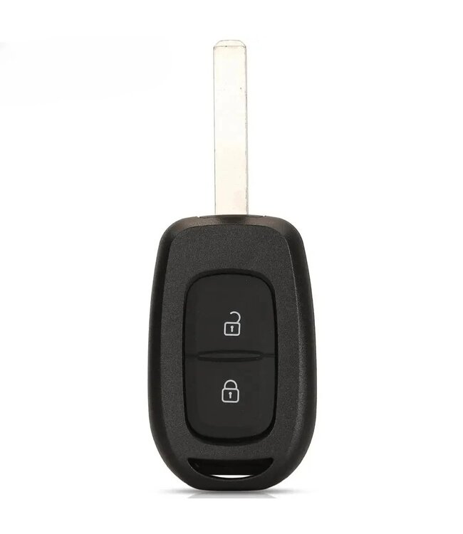 XEOD 2 knops sleutel - Complete sleutel - Met electronica - Geschikt voor Renault - 4A - 1 stuks