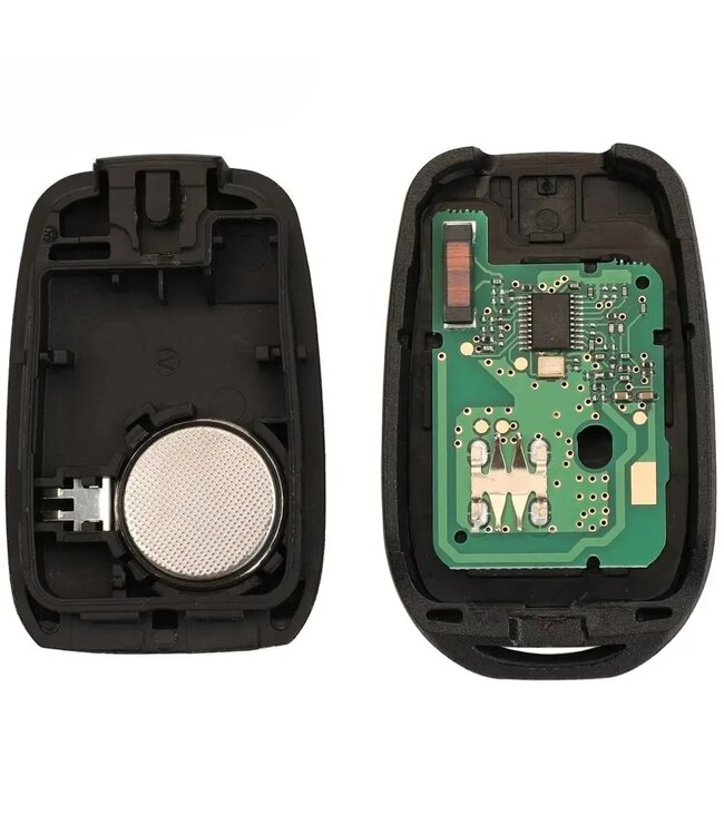 XEOD 2 knops sleutel - Complete sleutel - Met electronica - Geschikt voor Renault - 4A - 1 stuks