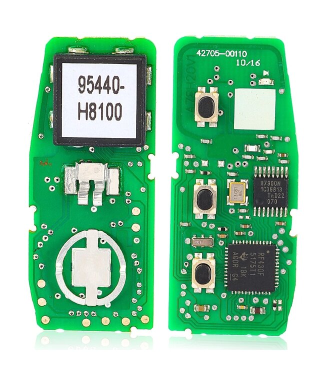 XEOD Keyless sleutel geschikt voor KIA 3 knops - 95440-H8100 - Complete sleutel - Met electronica - 3 knops klapsleutel geschikt voor Kia Rio & Stonic - 1 stuks