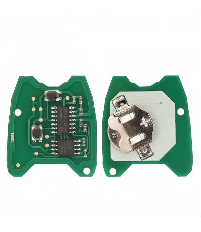 XEOD 2 knops sleutel geschikt voor Citroen C1 / Peugeot 107 / Toyota Aygo - VA2 - ID70 - Complete sleutel - Met electronica - 1 stuks