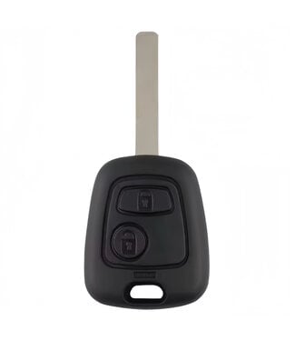 XEOD 2 knops sleutel geschikt voor Citroen C1 / Peugeot 107 / Toyota Aygo
