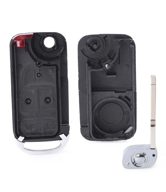 XEOD Autosleutelbehuizing - sleutelbehuizing auto - sleutel - Autosleutel / Geschikt voor: Mercedes 1 Knops sleutel HU64