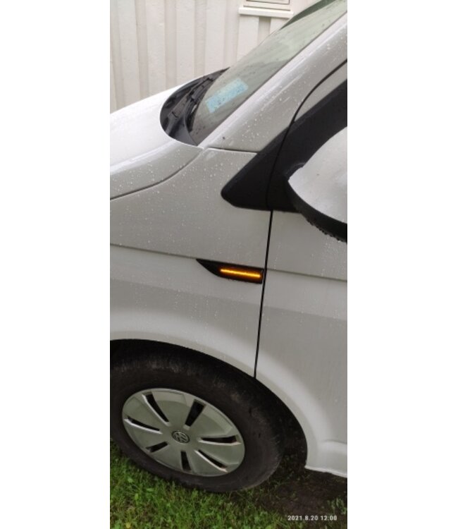 XEOD Dynamische LED richtingaanwijzer geschikt voor Volkswagen Transporter T6 - Canbus - Geen hyperflashing - Smoked -2 Stuks