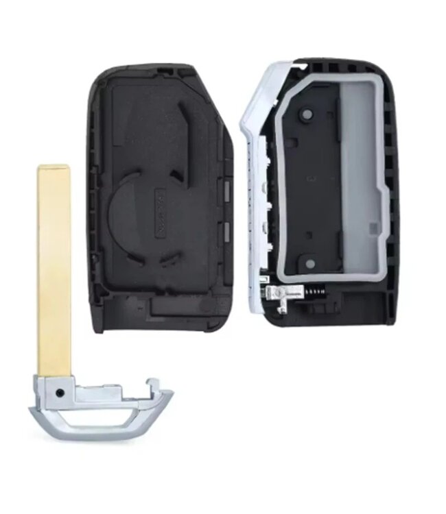 XEOD Autosleutelbehuizing - sleutelbehuizing auto - sleutel - Autosleutel / Geschikt voor Kia 3 knops met batterijhouder