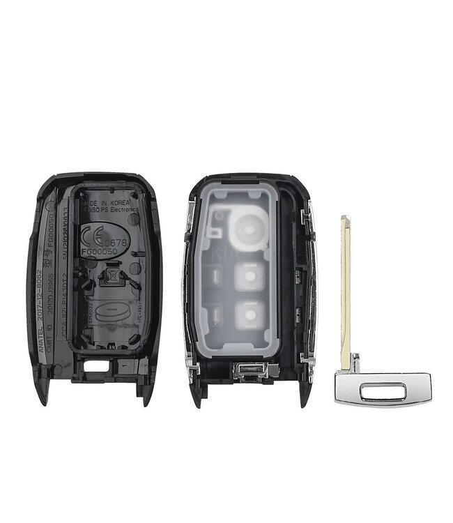 XEOD Autosleutelbehuizing - sleutelbehuizing auto - sleutel - Autosleutel / Geschikt voor Kia 3 knops TOY48