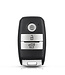 XEOD 3 knops smart sleutel behuizing geschikt voor Kia