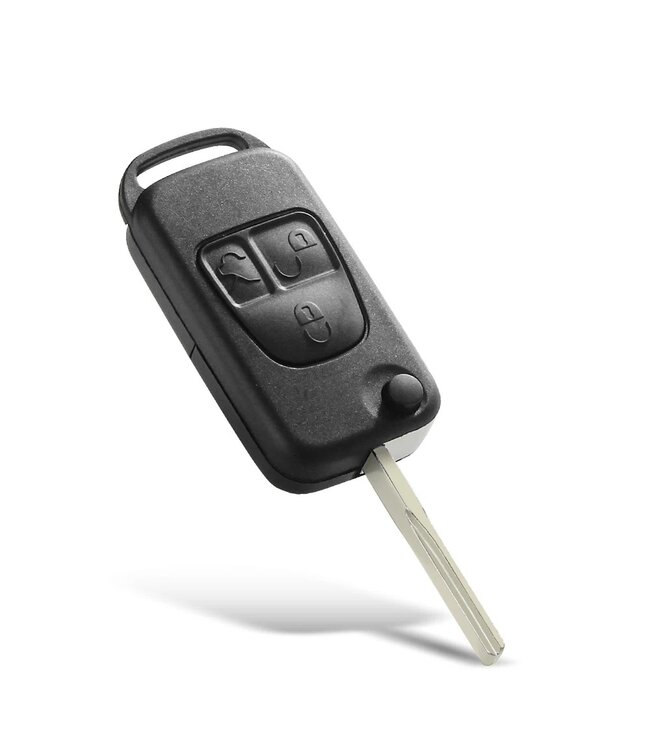 XEOD Autosleutelbehuizing - sleutelbehuizing auto - sleutel - Autosleutel / Geschikt voor Mercedes 3 knops