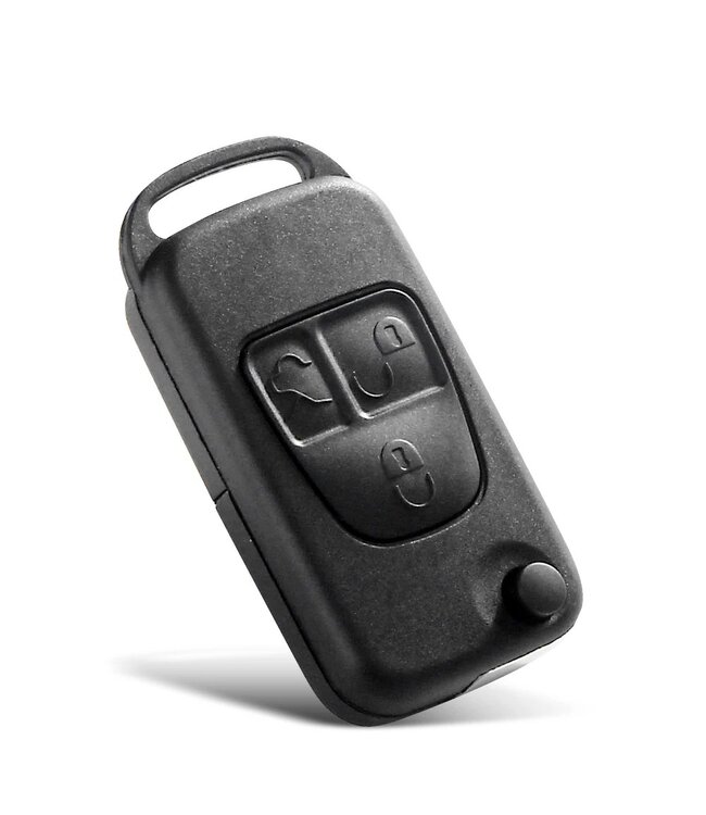 XEOD Autosleutelbehuizing - sleutelbehuizing auto - sleutel - Autosleutel / Geschikt voor Mercedes 3 knops