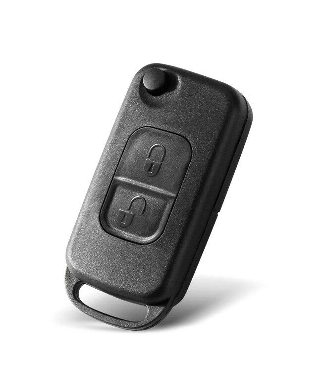 XEOD Autosleutelbehuizing - sleutelbehuizing auto - sleutel - Autosleutel / Geschikt voor Mercedes 2 knops
