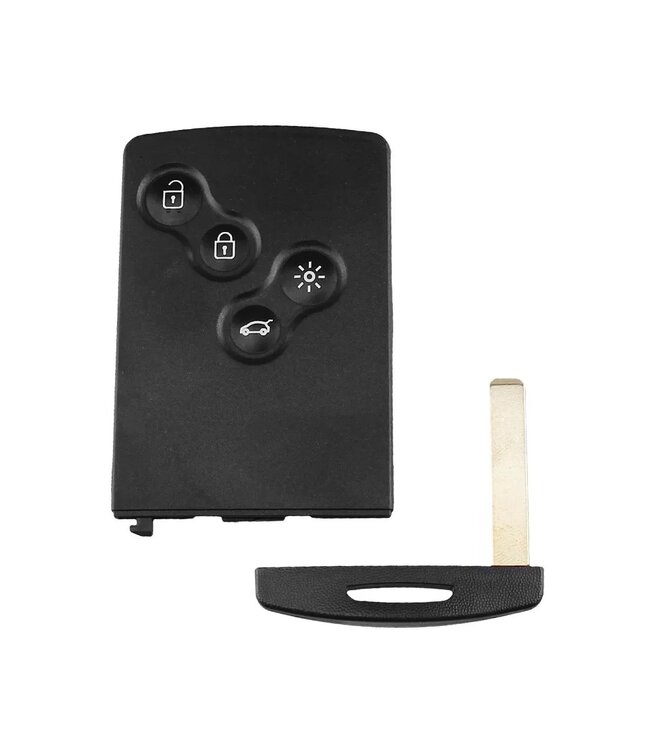 XEOD Autosleutelbehuizing - sleutelbehuizing auto - sleutel - Autosleutel / Renault 4 knops Smartkey