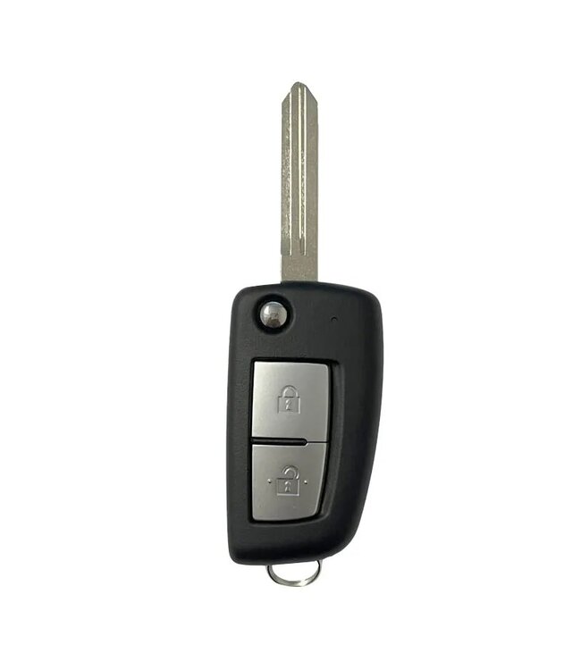 XEOD Autosleutelbehuizing - sleutelbehuizing auto - sleutel - Autosleutel / Geschikt voor: Nissan 2 knops