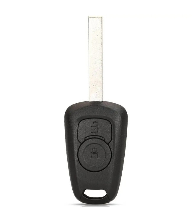 XEOD Autosleutelbehuizing - sleutelbehuizing auto - sleutel - Autosleutel / Geschikt voor: Opel 2 knops