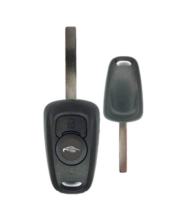 XEOD Autosleutelbehuizing - sleutelbehuizing auto - sleutel - Autosleutel / Geschikt voor: Opel 2 knops