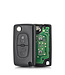XEOD 2 knops klapsleutel geschikt voor Citroen / Peugeot ID46 433MHZ ASK VA2