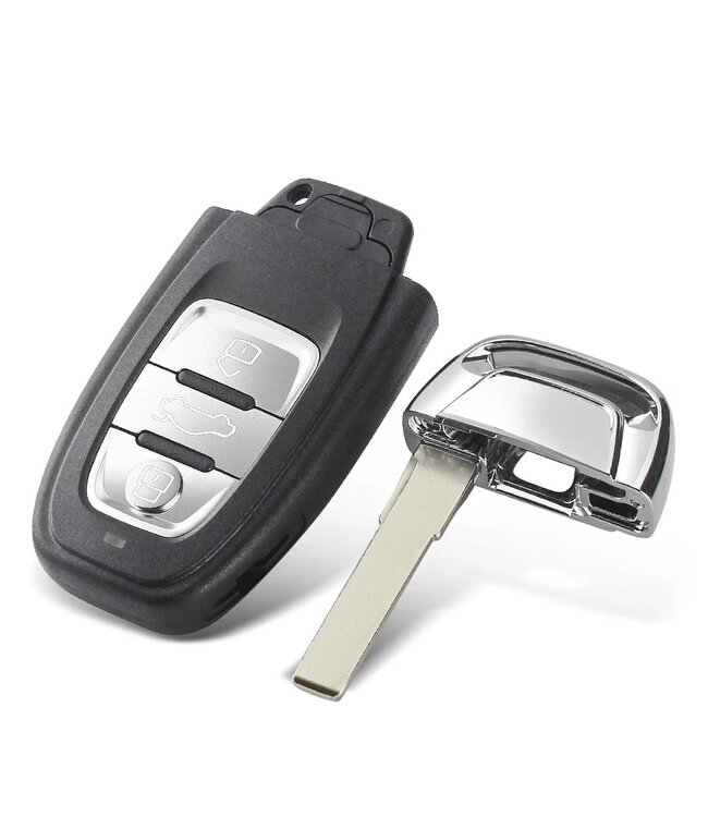 XEOD 3 knops sleutel geschikt voor Audi - ID48 - 868MHZ - HU66 - Complete sleutel - Met electronica - Met afstandsbediening - 8K0959754H - 8T0959754D - 1 stuks