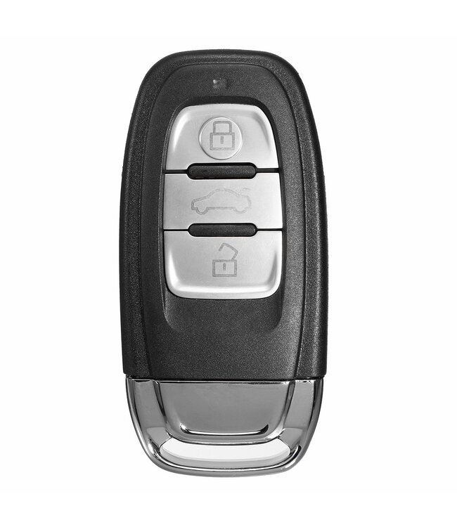 XEOD 3 knops sleutel geschikt voor Audi - ID48 - 868MHZ - HU66 - Complete sleutel - Met electronica - Met afstandsbediening - 8K0959754H - 8T0959754D - 1 stuks