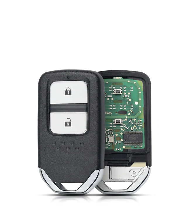 XEOD 3 knops sleutel geschikt voor Honda - ID47 - 433MHZ - HON66 - Complete sleutel - Met electronica - Met afstandsbediening - 72147-T5A-G01 - 1 stuks