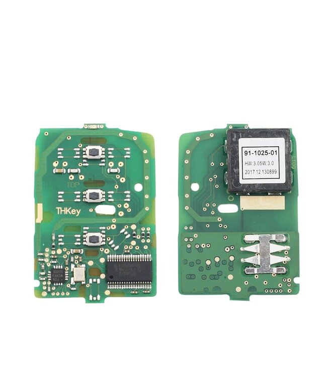 XEOD 3 knops sleutel geschikt voor Honda - ID47 - 433MHZ - HON66 - Complete sleutel - Met electronica - Met afstandsbediening - 72147-T5A-G01 - 1 stuks