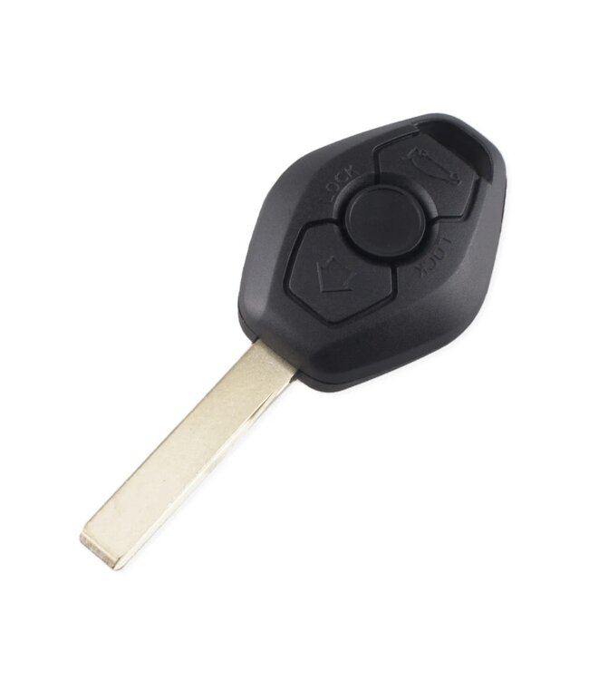 XEOD Autosleutelbehuizing - sleutelbehuizing auto - sleutel - Autosleutel / Geschikt voor: BMW 3 knops