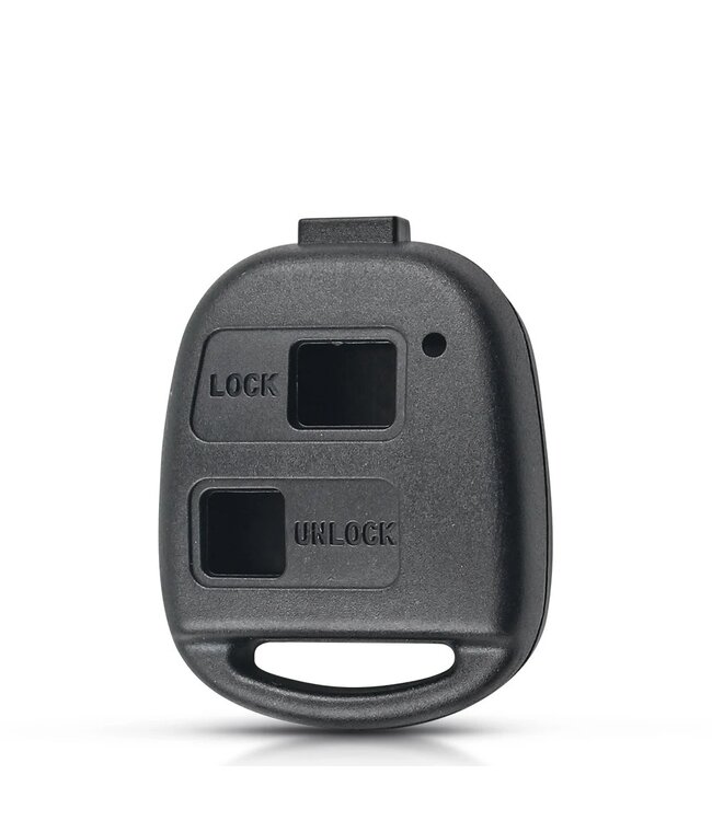 XEOD 2 Knops autosleutel geschikt voor Toyota - Autosleutelbehuizing - Sleutelbehuizing auto - Sleutel behuizing - 1 Stuks