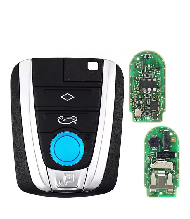 XEOD 3 knops smartkey - Complete sleutel - Met electronica - Geschikt voor BMW I3 & I8 - 2013DJ5983 - PCF7953P - 1 stuks