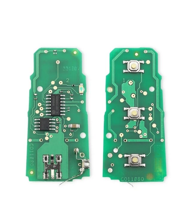 XEOD 3 knops auto sleutel geschikt voor Volkswagen Passat - 3C0959752BA - ID48 - 433MHZ - HU66 - Complete sleutel - Met electronica - Met afstandsbediening - 1 stuks - Copy