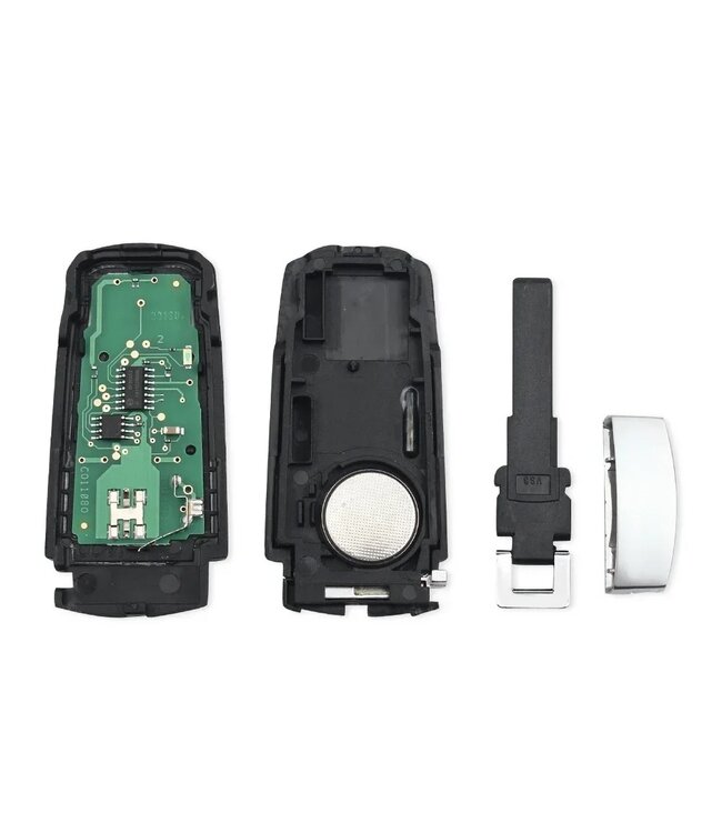 XEOD 3 knops auto sleutel geschikt voor Volkswagen Passat - 3C0959752BA - ID48 - 433MHZ - HU66 - Complete sleutel - Met electronica - Met afstandsbediening - 1 stuks - Copy
